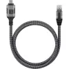 Techly ICOC U3C-RJ45-075 tinklo kabelis, sidabrinis, juodas 7,5 m Cat6 F/UTP (FTP)