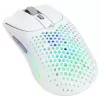 Glorious Gaming Glorious Model O Wireless 2 - matinė balta, dešiniarankė, lazerinė, RF belaidė + USB Type-C, 26000 DPI, 1 ms, balta