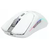 Glorious Gaming Glorious Model O Wireless 2 - matinė balta, dešiniarankė, lazerinė, RF belaidė + USB Type-C, 26000 DPI, 1 ms, balta