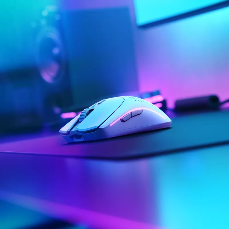 Glorious Gaming Glorious Model O Wireless 2 - matinė balta, dešiniarankė, lazerinė, RF belaidė + USB Type-C, 26000 DPI, 1 ms, balta