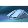 Glorious Gaming Glorious Model O Wireless 2 - matinė balta, dešiniarankė, lazerinė, RF belaidė + USB Type-C, 26000 DPI, 1 ms, balta