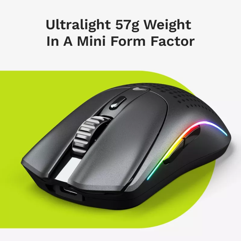 Glorious Gaming Glorious Model O 2 Mini Wireless - matinė juoda