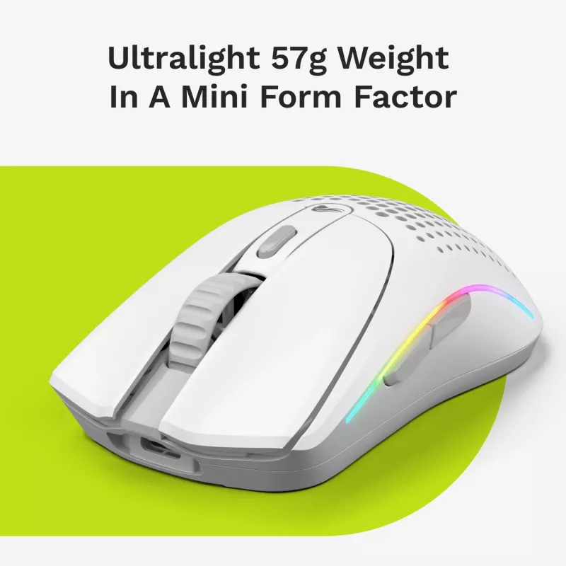 Glorious Gaming Glorious Model O 2 Mini Wireless - Matinė balta