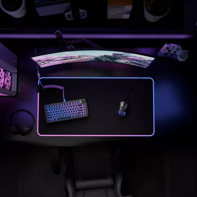 Glorious Gaming GLORIOUS pelė PAD 2 GLED - XXL- Juoda, Juoda