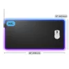 Glorious Gaming GLORIOUS pelė PAD 2 GLED - XXL- Juoda, Juoda
