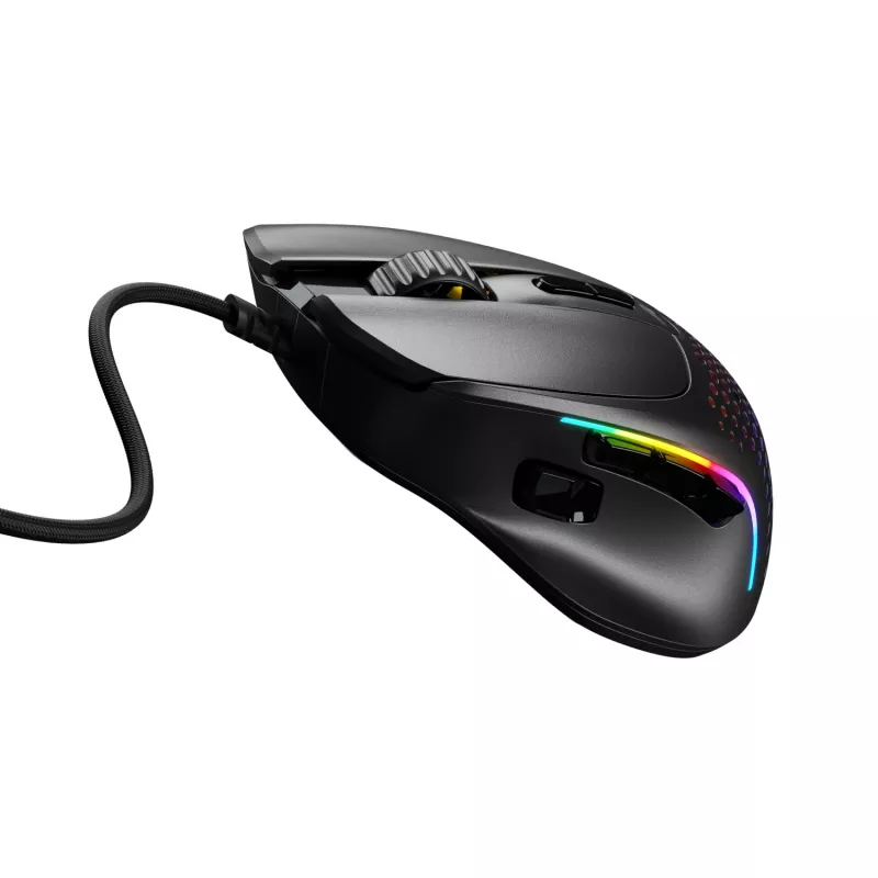 Glorious Gaming Glorious Model IV2 Wired - Juoda, dešiniarankė, optinė, USB Type-A, 26000 DPI, juoda