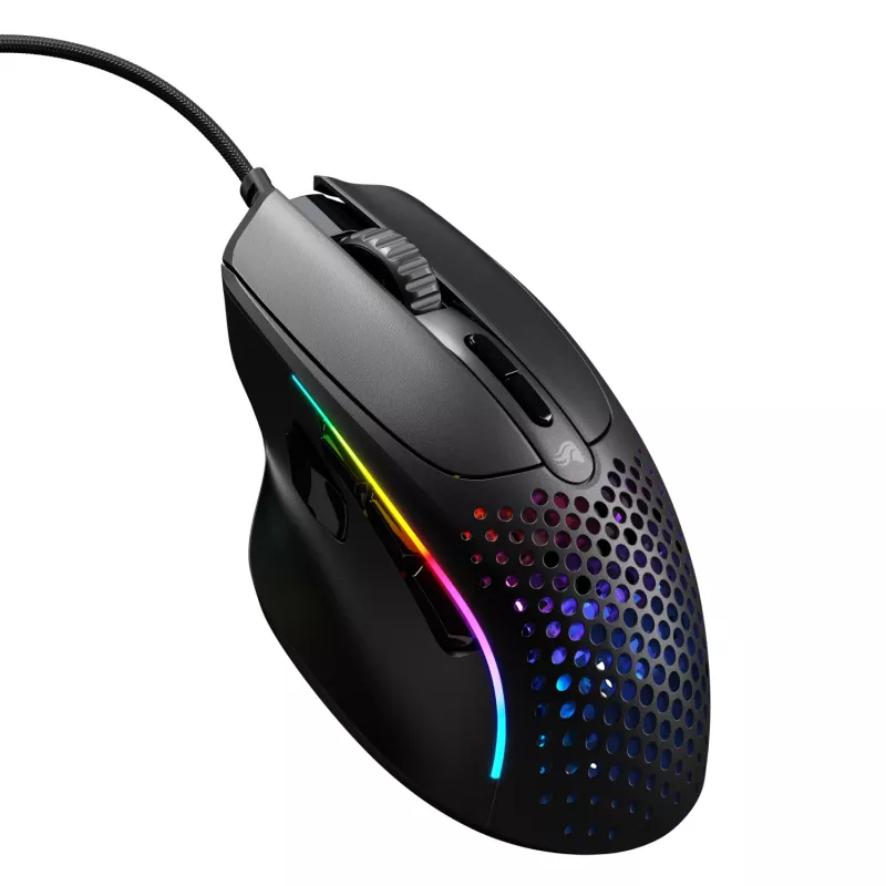 Glorious Gaming Glorious Model IV2 Wired - Juoda, dešiniarankė, optinė, USB Type-A, 26000 DPI, juoda