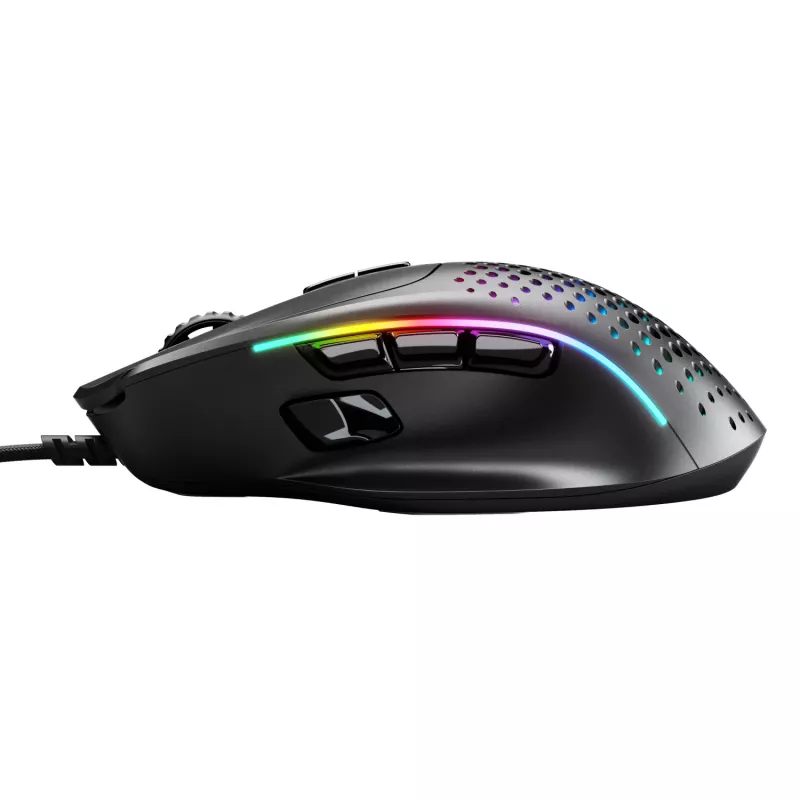 Glorious Gaming Glorious Model IV2 Wired - Juoda, dešiniarankė, optinė, USB Type-A, 26000 DPI, juoda