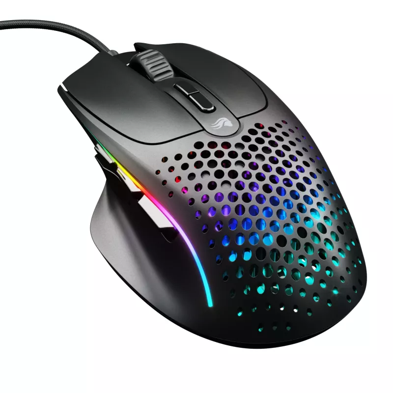 Glorious Gaming Glorious Model IV2 Wired - Juoda, dešiniarankė, optinė, USB Type-A, 26000 DPI, juoda
