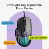 Glorious Gaming Glorious Model IV2 Wired - Juoda, dešiniarankė, optinė, USB Type-A, 26000 DPI, juoda