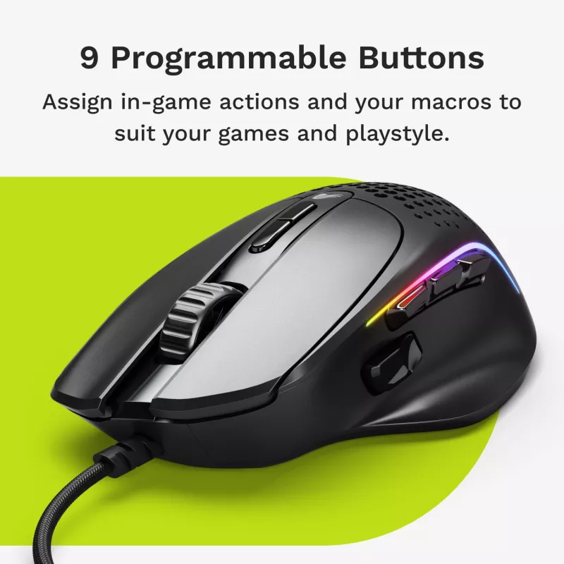Glorious Gaming Glorious Model IV2 Wired - Juoda, dešiniarankė, optinė, USB Type-A, 26000 DPI, juoda