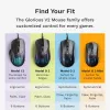 Glorious Gaming Glorious Model IV2 Wired - Juoda, dešiniarankė, optinė, USB Type-A, 26000 DPI, juoda