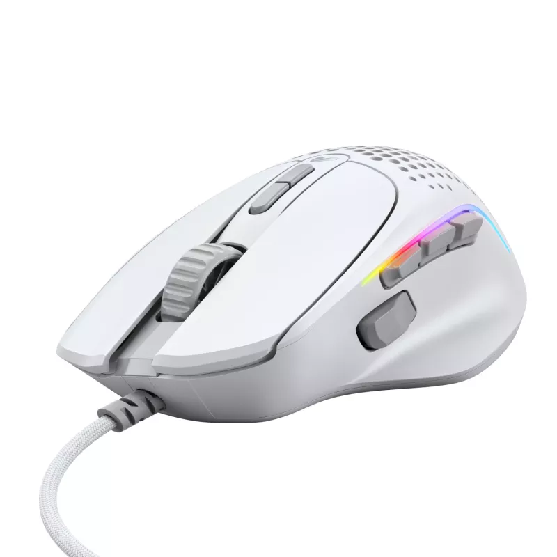 Glorious Gaming Glorious Model IV2 Wired – baltas, dešiniarankiams, optinė, USB Type-A, 26000 DPI, baltas