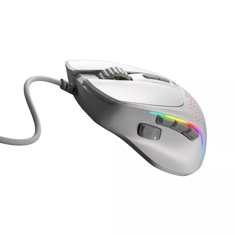 Glorious Gaming Glorious Model IV2 Wired – baltas, dešiniarankiams, optinė, USB Type-A, 26000 DPI, baltas