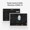 Glorious Gaming Glorious Model IV2 Wired – baltas, dešiniarankiams, optinė, USB Type-A, 26000 DPI, baltas