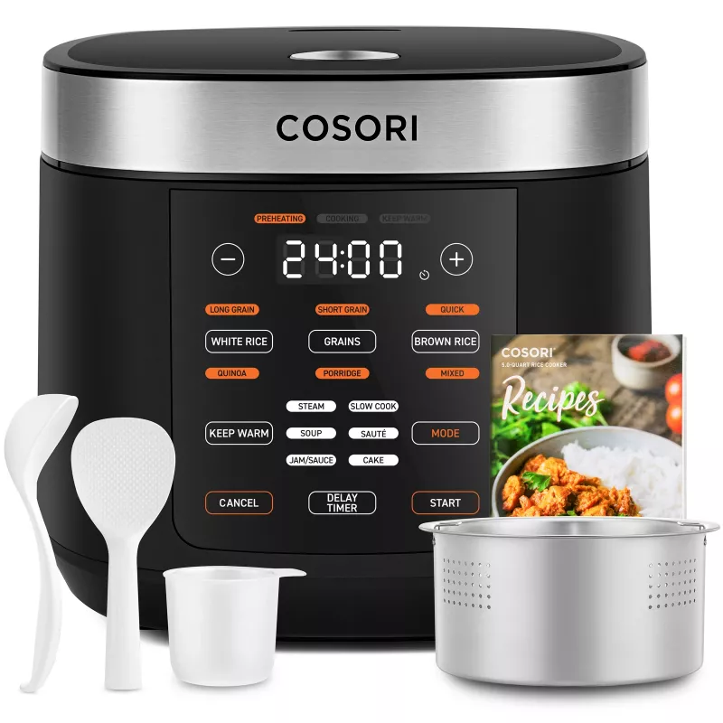 Cosori Multi-Cooker Chef Edition ryžių viryklė 5 l 970 W juoda, sidabrinė