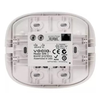 Biamp Vocia WR-1 nuotolinio valdymo pultas Laidinis Vaizdo konferencijų sistema Spaudžiami mygtukai