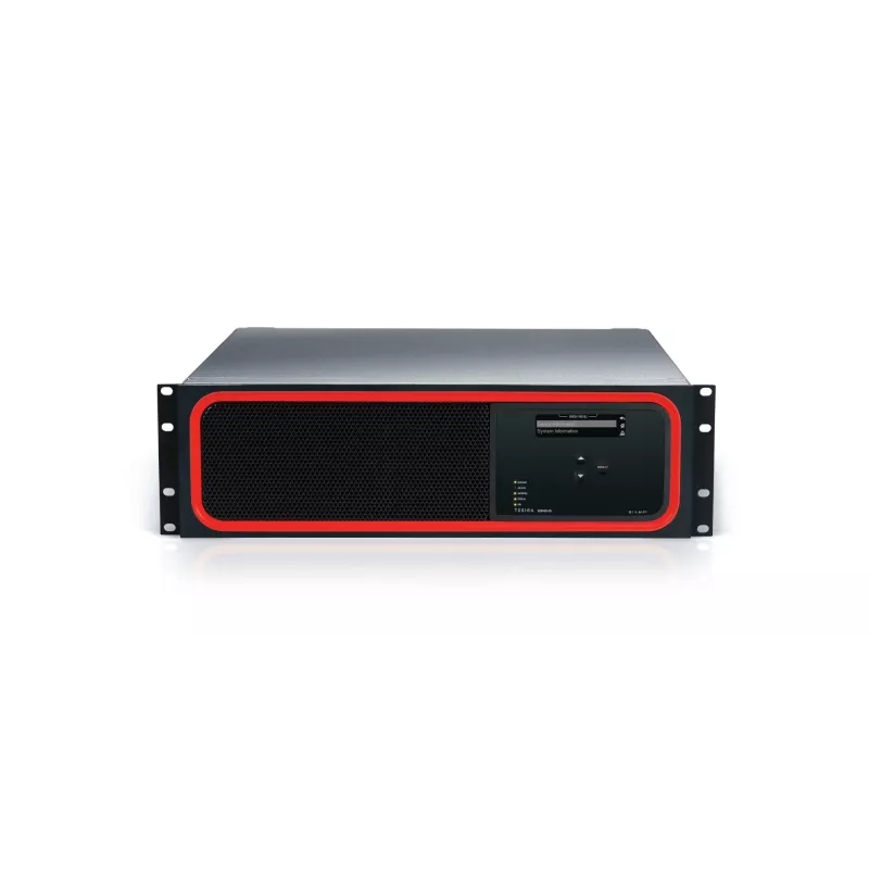 Biamp Tesira SERVER-IO AVB, 8000 Ω, 200 Ω, juoda, metalinė, raudona, 3U, OLED, 20 - 20000 Hz