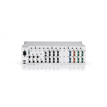 Biamp Tesira SERVER-IO AVB, 8000 Ω, 200 Ω, juoda, metalinė, raudona, 3U, OLED, 20 - 20000 Hz