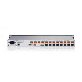 Biamp Tesira FORTÉ CI, 8000 Ω, 207 Ω, juoda, metalinė, 1U, OLED, 20 - 20000 Hz