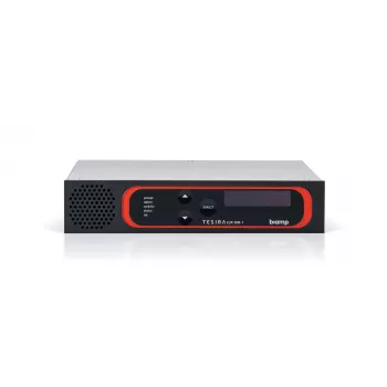 Biamp Tesira TesiraLUX IDH-1, 3840 x 2160 pikseliai, 60 kadr./s, juoda, gnybtinė, SFP+, 216 mm