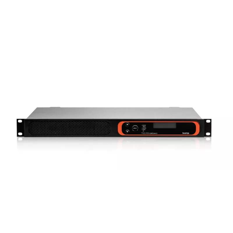 Biamp Tesira FORTÉ DAN CI, 8000 Ω, 207 Ω, juoda, metalinė, 1U, OLED, 20 - 20000 Hz