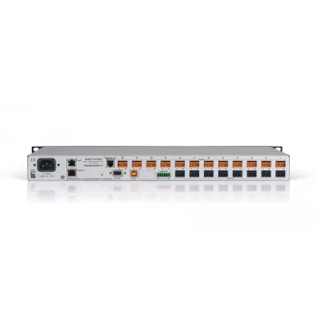 Biamp Tesira FORTÉ VT, 8000 Ω, 207 Ω, juoda, metalinė, 1U, OLED, 20 - 20000 Hz