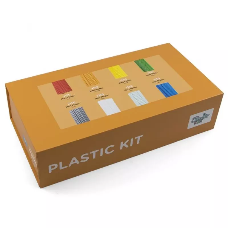 3Doodler Start EDU plastikas mėlynas, žydras, žalias, pilkas, oranžinis, raudonas, baltas, geltonas