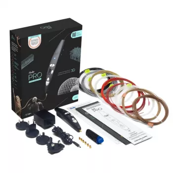 3Doodler „Pro III“ rinkinys 3D rašiklis, juodas