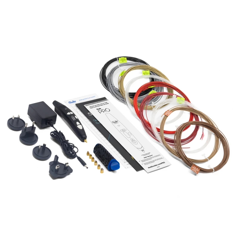 3Doodler „Pro III“ rinkinys 3D rašiklis, juodas