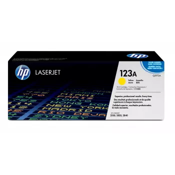 HP 123A Geltona Originali LaserJet Tonerio kasetė 1 vnt.