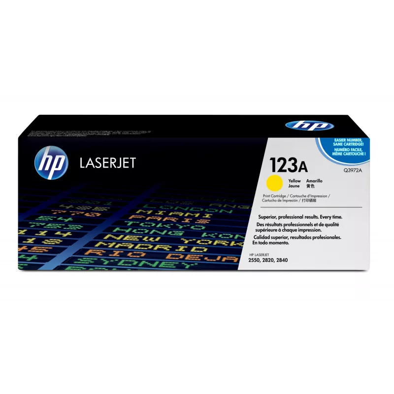 HP 123A Geltona Originali LaserJet Tonerio kasetė 1 vnt.