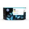 HP 90 400-ml geltona DesignJet rašalo kasetė, HP DesignJet 4000/4500 spausdintuvų serijai, terminis rašalinis spausdinimas, geltona, 203,2 mm, 63,5 mm, 120,7 mm
