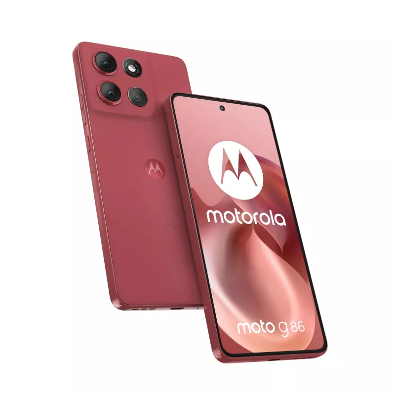 Motorola moto g86 5G 16,9 cm (6,67 col.) Dual SIM Android 15 USB Type-C 8 GB 256 GB 5200 mAh Rožinė