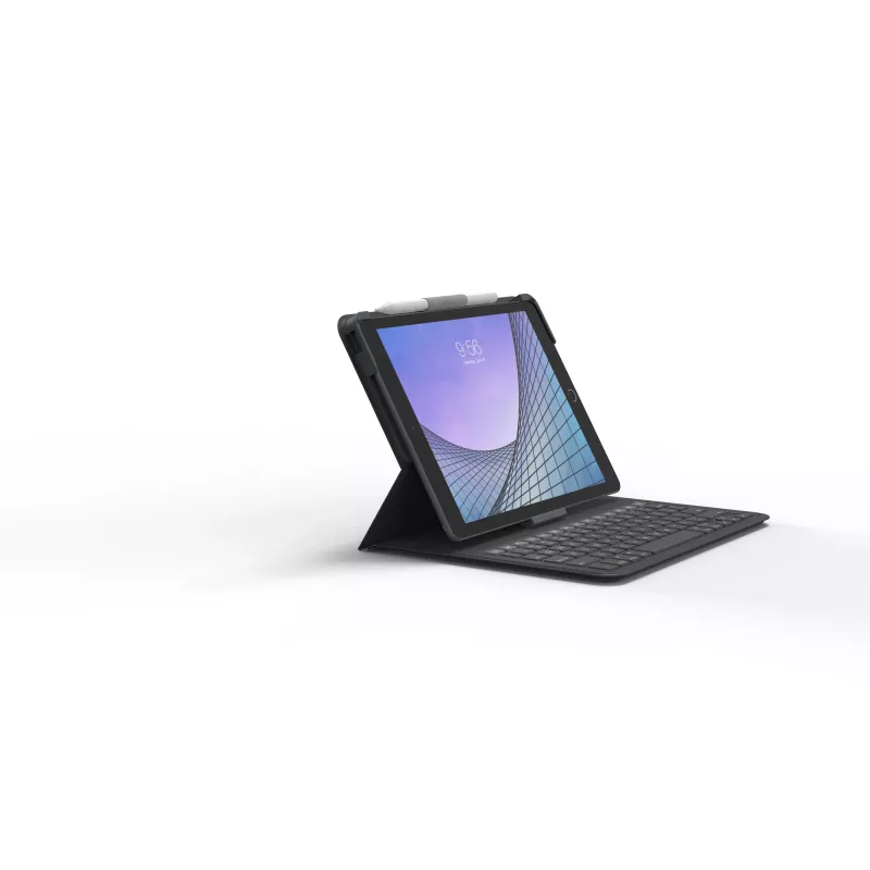 ZAGG klaviatūra Messenger Folio 2-Apple-iPad 10.2/10.5-Charcoal-Nordic