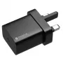 mophie sieninis adapteris-USB-C-20W-Juodas--UK, vidinis, kintamoji srovė, juodas