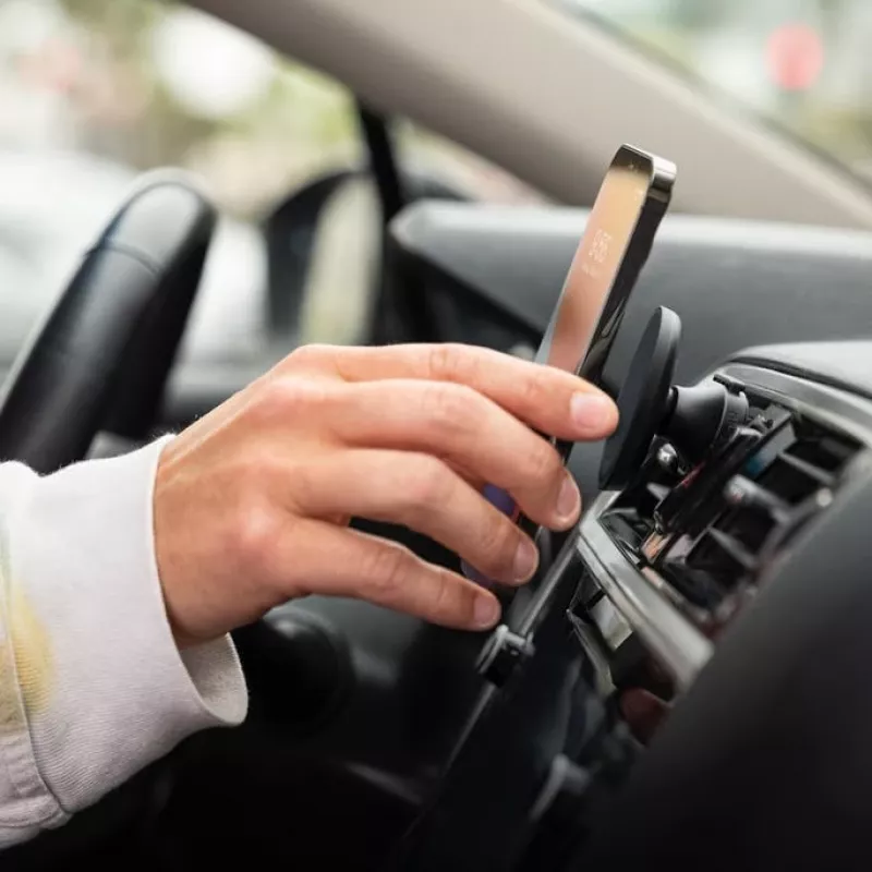 mophie Snap Vent Mount- Juoda(non wireless charging), Mobilusis telefonas / išmanusis telefonas, Automobilis, Juoda