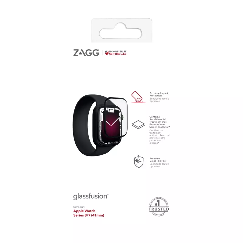 InvisibleShield Glass Fusion+ Apple Watch Series 7 (41 mm) / Series 8 (41 mm)
