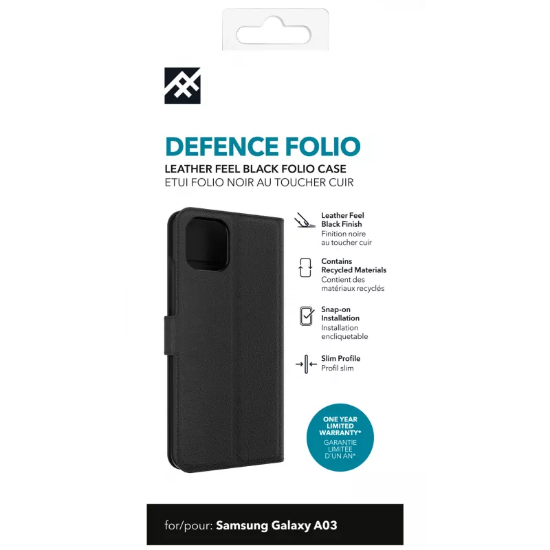 IFROGZ Defence Folio mobiliojo telefono dėklas 16,5 cm (6,5 inch) juodas