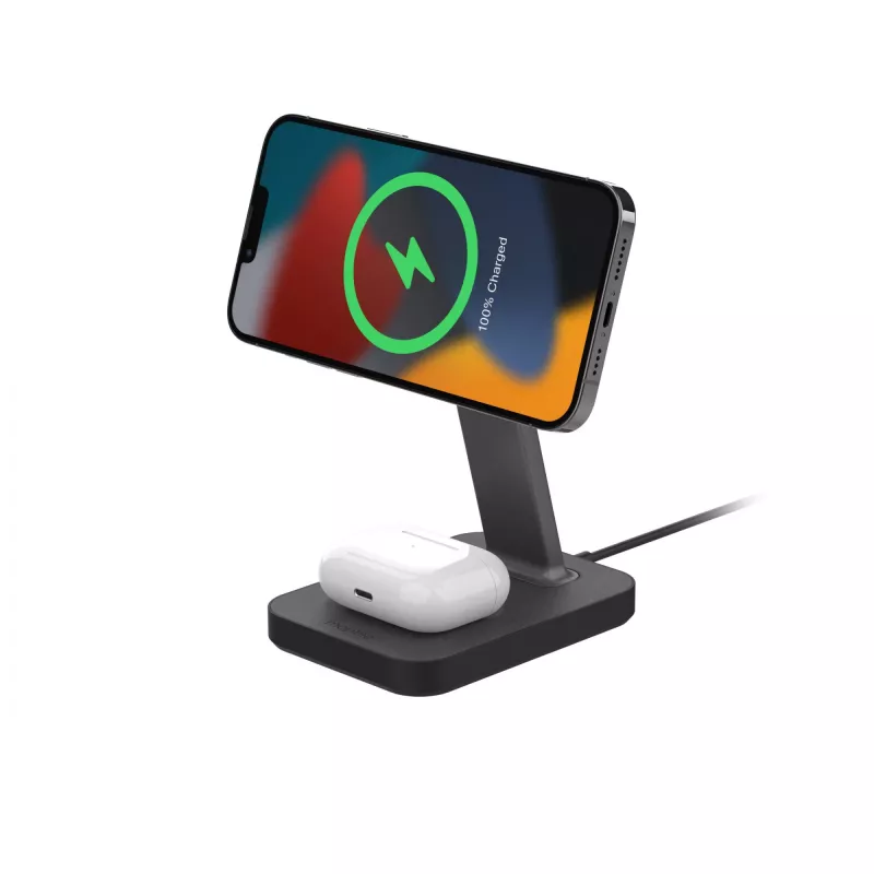 mophie UNV WRLS-snap+ stovas ir kilimėlis – juodi – ROC-EU, vidaus, kintamoji srovė, belaidis įkrovimas, juoda