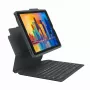 ZAGG Pro Keys iPad 10.9 col. (A16 ir 10-os kartos), vokiška, AZERTY, vokiečių k., Apple, iPad 10.9 inch (A16 ir 10-os kartos), juoda, polikarbonatas (PC), guma