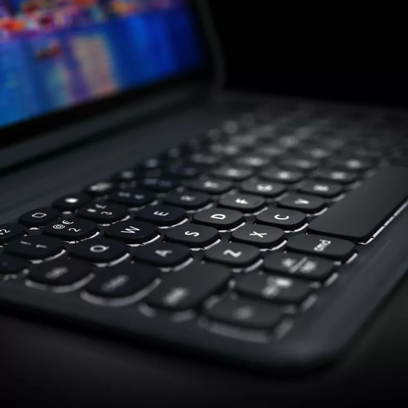ZAGG Pro Keys iPad 10.9 col. (A16 ir 10-os kartos), vokiška, AZERTY, vokiečių k., Apple, iPad 10.9 inch (A16 ir 10-os kartos), juoda, polikarbonatas (PC), guma