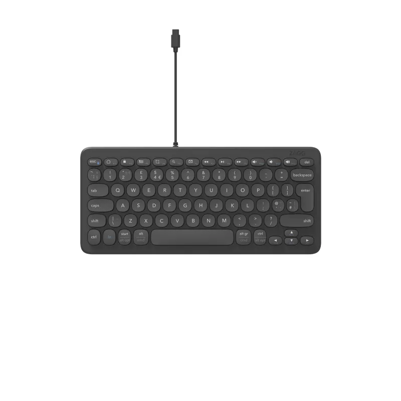 ZAGG Connect 12C klaviatūra universali USB QWERTY Nordic juoda