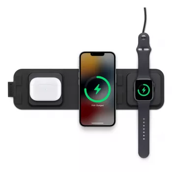 mophie 3-in-1 travel charger with MagSafe (2023), Indoor, USB, Wireless charging, Juoda