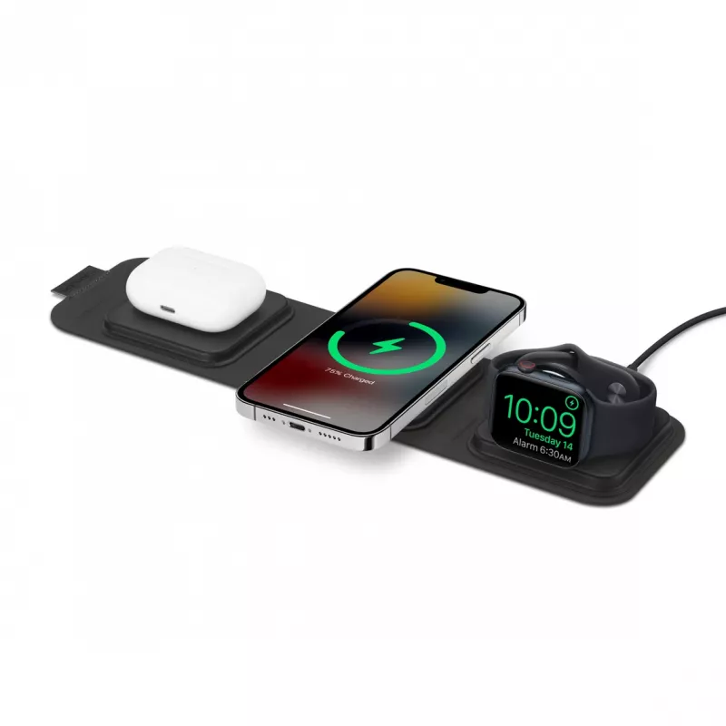 mophie 3-in-1 travel charger with MagSafe (2023), Indoor, USB, Wireless charging, Juoda