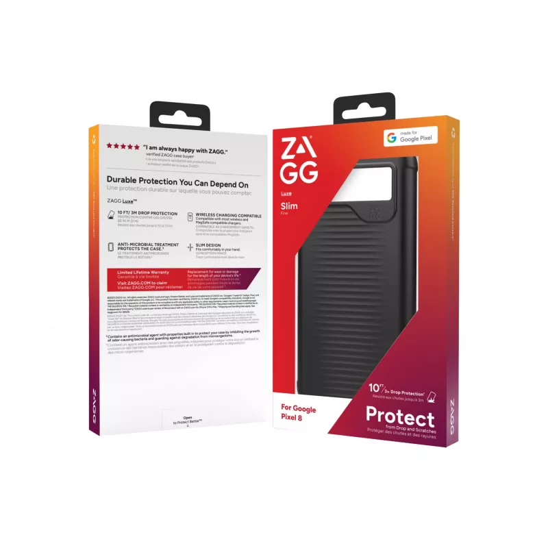 ZAGG Luxe mobiliojo telefono dėklas 15,8 cm (6,2 col.) dangtelis juodas