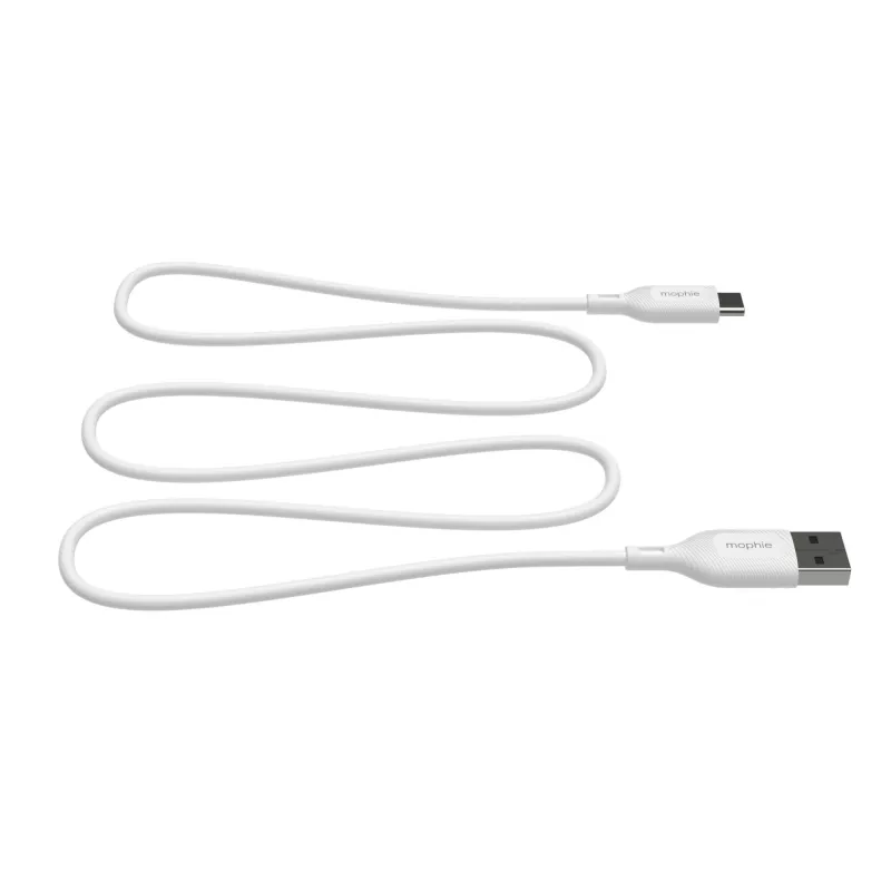 mophie essentials įkrovimo kabeliai | 1M USB kabelis USB 2.0 USB A USB C baltas