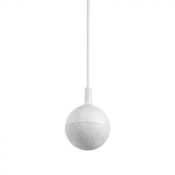 Vaddio EasyIP CeilingMIC D (balta) – Dante versija, konferencinis mikrofonas, 0,02 %, laidinis, balta, montuojamas ant lubų, 4,6 m