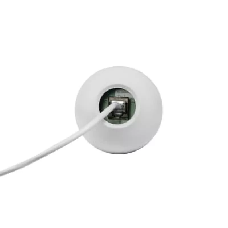 Vaddio EasyIP CeilingMIC D (balta) – Dante versija, konferencinis mikrofonas, 0,02 %, laidinis, balta, montuojamas ant lubų, 4,6 m