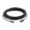 Vaddio 440-1007-008 USB laidas USB 3.2 Gen 2 (3.1 Gen 2) 8 m USB C USB A Juodas